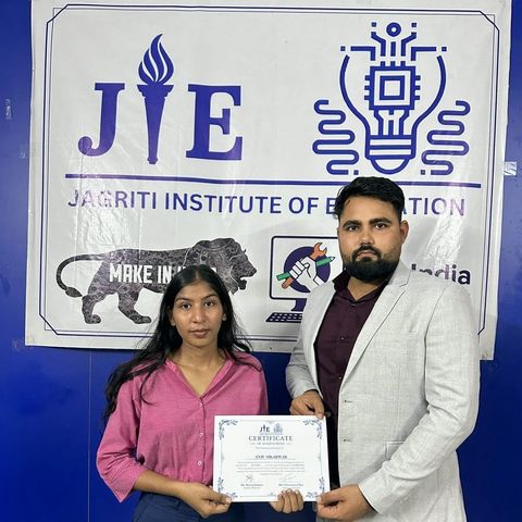 Anju – 1st position in MS Word